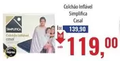 Oferta de Colchao Inflavel Simplifica por R$119 em Supermercados BH