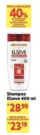 Oferta de L'Oréal - Shampoo Elseve por R$28,99 em Extra