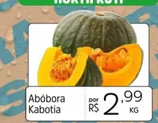 Oferta de Abóbora Kabotia por R$2,99 em Supermercado Dalben