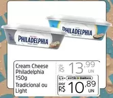 Oferta de Philadelphia - Cream Cheese por R$10,89 em Supermercado Dalben