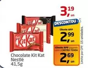 Oferta de Nestlé - Chocolate Kit Kat por R$3,19 em Tenda Atacado