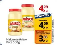 Oferta de Arisco - Maionese por R$4,29 em Tenda Atacado