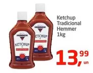 Oferta de Hemmer - Ketchup Tradicional por R$13,99 em Tenda Atacado