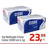 Oferta de Cisne - Sal Refinado por R$23,99 em Tenda Atacado