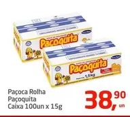 Oferta de Paçoca -  Rolha Paçoquita Caixa 100un X 15g por R$38,9 em Tenda Atacado