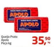 Oferta de Apolo - Queijo Prato por R$35,9 em Tenda Atacado