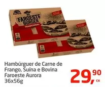 Oferta de Aurora - Hambúrguer De Carne De Frango, Suina E Bovina Faroeste por R$29,9 em Tenda Atacado