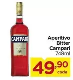 Oferta de Campari - Aperitivo Bitter por R$49,9 em Carrefour