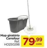 Oferta de Carrefour - Mop giratório por R$79,99 em Carrefour