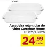 Oferta de Carrefour - Assadeira Retangular De Vidro por R$24,99 em Carrefour