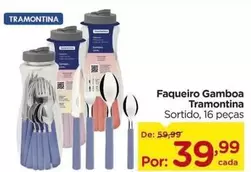 Oferta de Tramontina - Faqueiro Gamboa por R$39,99 em Carrefour