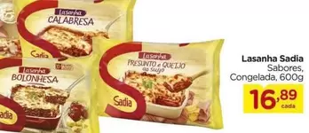 Oferta de Sadia - Lasanha por R$16,89 em Carrefour