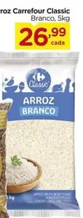 Oferta de Carrefour - Arroz Classic por R$26,99 em Carrefour