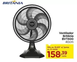 Oferta de Britânia - Ventilador Bvt400 por R$158,39 em Carrefour