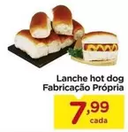 Oferta de Lanche - Lanche hot dog por R$7,99 em Carrefour