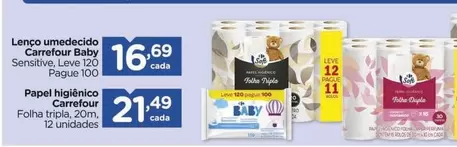 Oferta de Carrefour - Lenco Umedecido por R$16,69 em Carrefour