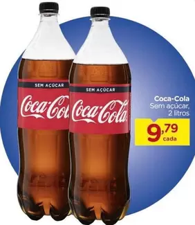 Oferta de Coca-Cola - Sem Açúcar por R$9,79 em Carrefour