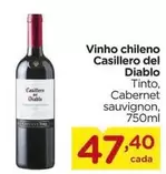 Oferta de Casillero del Diablo - Vinho chileno por R$47,4 em Carrefour