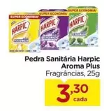 Oferta de Super - Pedra Sanitária Harpic Aroma Plus por R$3,3 em Carrefour