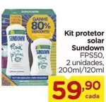 Oferta de Sundown -  Protetor Solar por R$59,9 em Carrefour