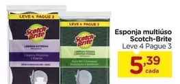 Oferta de Scotch Brite - Esponja Multiúso por R$5,39 em Carrefour