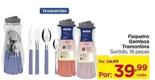 Oferta de Tramontina - Faqueiro Gamboa por R$39,99 em Carrefour