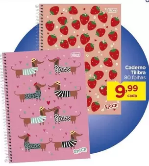 Oferta de Tilibra - Caderno por R$9,99 em Carrefour