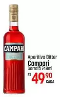 Oferta de Campari - Aperitivo Bitter por R$49,9 em Super Muffato