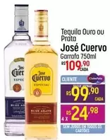 Oferta de José Cuervo - Tequila Ouro Ou Prata por R$109,9 em Super Muffato