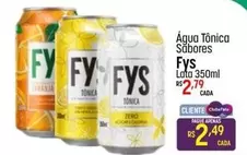 Oferta de Fys - Água Tônica Sabores por R$2,79 em Super Muffato