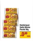 Oferta de Sadia - Hambúrguer por R$0,99 em Max Atacadista