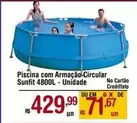 Oferta de Sunfit - Piscina Com Armação Circular por R$429,99 em Max Atacadista