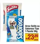 Oferta de Solito - Arroz Oli Saboreso por R$23,89 em Max Atacadista