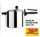 Oferta de Casa - Panela De Pressão Pratic por R$38,88 em Max Atacadista