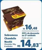 Oferta de Nestlé - Sobremesa Chandelle por R$16,48 em Sam's Club