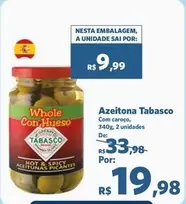 Oferta de Tabasco - Azeitona por R$19,98 em Sam's Club