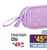 Oferta de Clio - Estojo Duplo por R$45,99 em Super Muffato