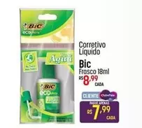 Oferta de Bic - Corretivo Liquido por R$8,99 em Super Muffato