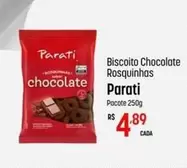 Oferta de Parati - Biscoito Chocolate Rosquinhas por R$4,89 em Super Muffato