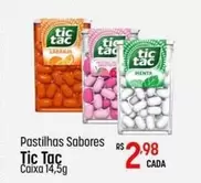 Oferta de Sabores - Pastilhas Sabores por R$2,98 em Super Muffato