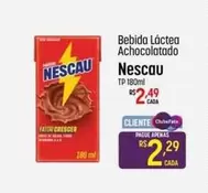 Oferta de Nescau - Bebida Láctea Achocolatado por R$2,49 em Super Muffato