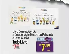 Oferta de Livro Dessenvolvendo A Coordençao Motora Ou Paticado A Letra Cursiva por R$7,99 em Super Muffato