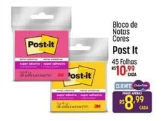 Oferta de Post-It - Bloco De Notas por R$10,99 em Super Muffato