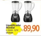 Oferta de Mondial - Liquidificador por R$89,9 em Atacadão