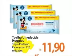 Oferta de Huggies - Toalha Umedecida por R$11,9 em Atacadão