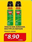 Oferta de Baygon - Inseticida Aerossol Multiplus por R$8,9 em Assaí Atacadista