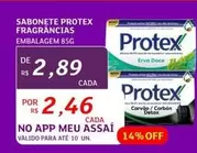 Oferta de Protex - Sabonete por R$2,89 em Assaí Atacadista