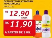 Oferta de Lysoform - Desinfetante Fragrâncias por R$12,9 em Assaí Atacadista