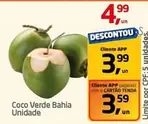 Oferta de Bahia - Coco Verde por R$4,99 em Tenda Atacado