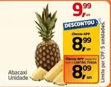 Oferta de Abacaxi Unidade por R$9,99 em Tenda Atacado